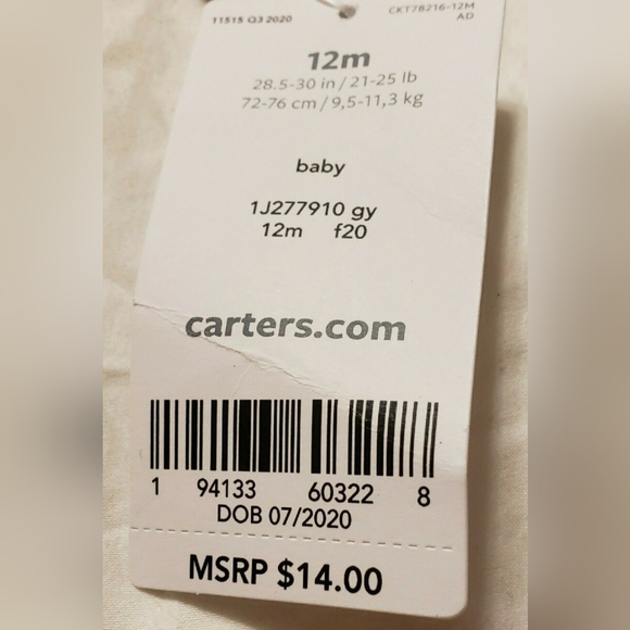 Carter's Future President Onesie NWT - Picture 5 of 5